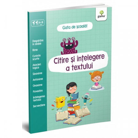 Cartea pentru școală - Citire si intelegere a textului. Gata de scoala 6-8 ani
