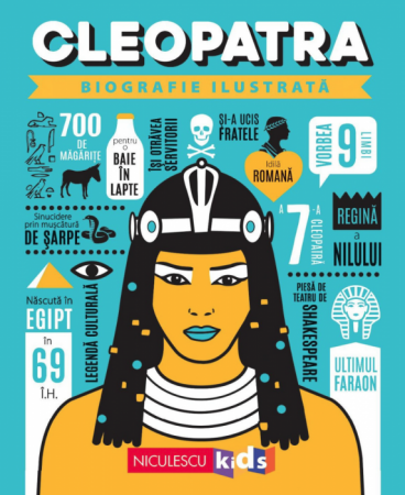 Cărți pentru copii - Cleopatra. Biografie ilustrata