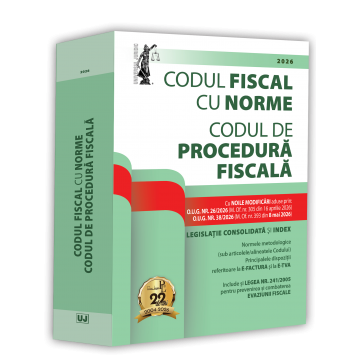 Coduri / Legislație - Codul fiscal cu Norme si Codul de procedura fiscala. Mai 2026