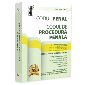 Legal and administrative sciences - Criminal Code and Criminal Procedure Code. January 2026 - Ed. edited by: Prof. dr. Dan Lupascu