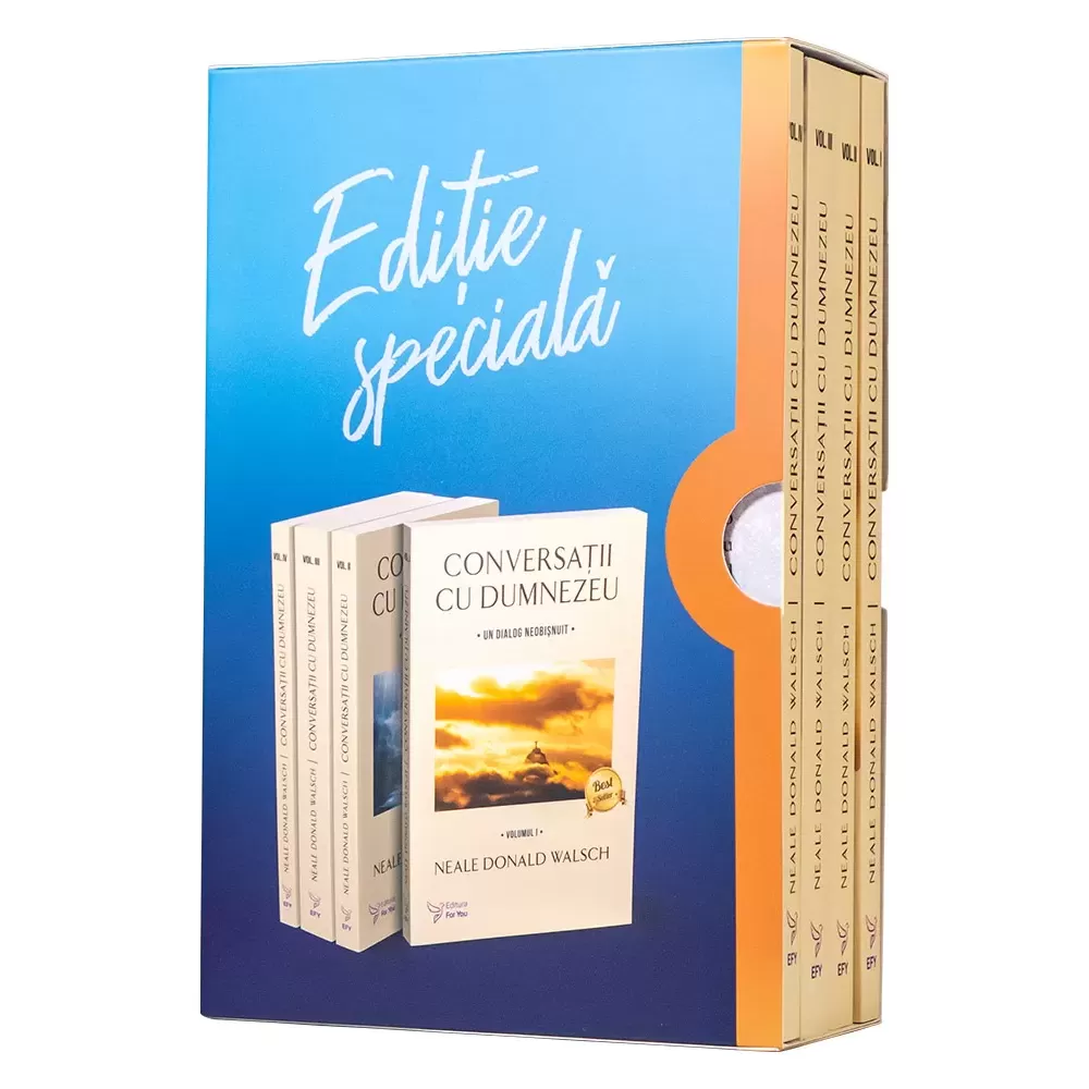 Spiritualitate - Conversatii cu Dumnezeu, 4 volume. Editie speciala (cutie) – Neale Donald Walsch