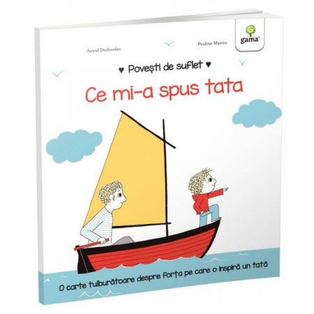 Literatură pentru copii - Povești ilustrate - Ce mi-a spus tata. O carte tulburatoare despre forta pe care o inspira un tata. Povesti de suflet - Astrid Desbordes
