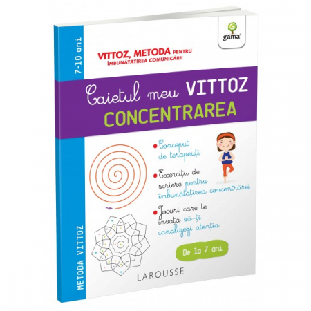 Auxiliare didactice - Concentrarea. Caietul meu Vittoz - Margot Dugenet