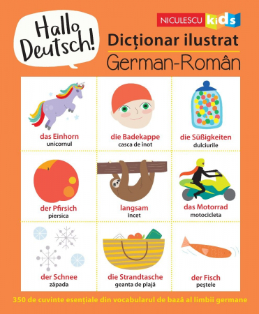 Cărți pentru copii - Hallo Deutsch! Dictionar ilustrat - Sam Hutchinson