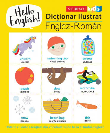 Cărți pentru copii - Hello English! Dictionar ilustrat - Sam Hutchinson