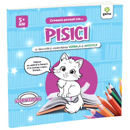 Cărți pentru copii - Creeaza povesti cu... PISICI
