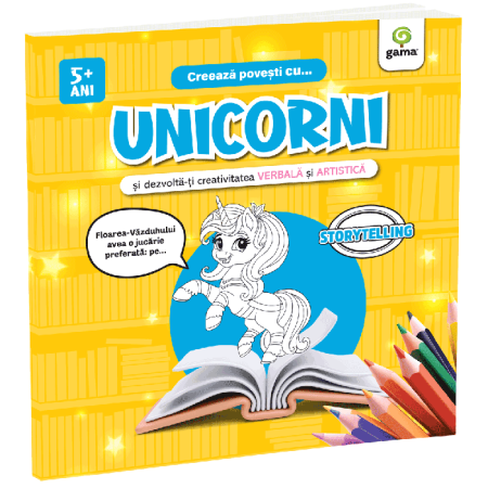 Cărți pentru copii - Creeaza povesti cu... UNICORNI