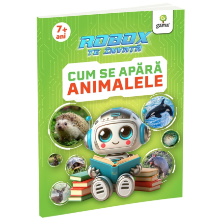 Cărți pentru copii - Cum se apara animalele. Robox te invata 7 ani+