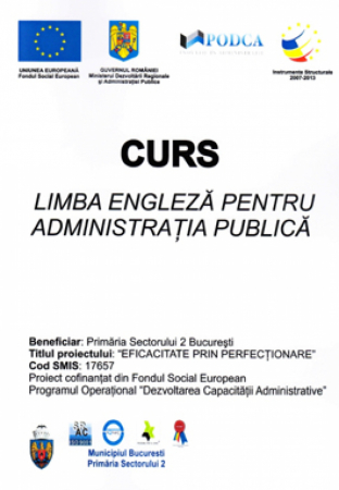 Limbi și literaturi străine - Curs - Limba engleza pentru administratia publica - Silvia Osman