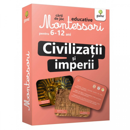 Cărți pentru copii - Civilizati si imperii. Carti de joc educative. Montessori 6-12 ani