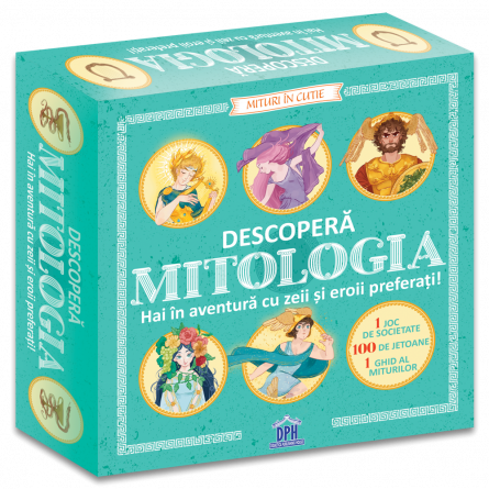 Cărți pentru copii - Descopera Mitologia. Hai in aventura cu zeii si eroii preferati!. Joc de societate - Paolo Valentino