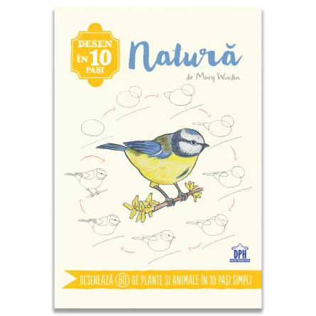 Cărți pentru copii - Desen in 10 pasi. Natura - Mary Woodin