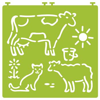 I draw domestic animals. Pattern book [1]