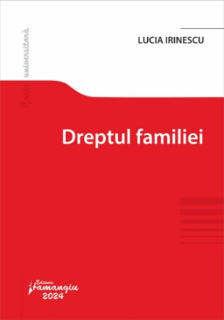 Legal and administrative sciences - Family law - Lucia Irinescu