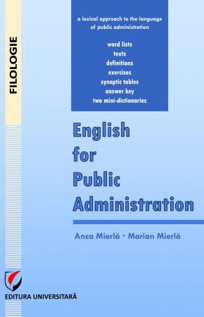 Limbi și literaturi străine - English for Public Administration