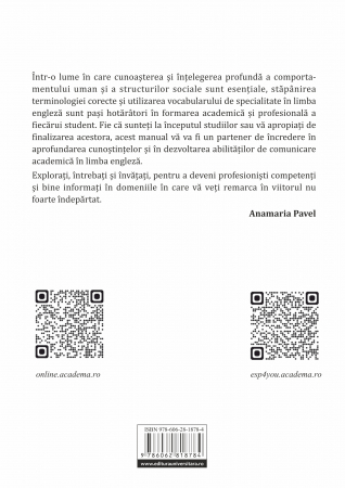 English for specific purposes. Sociology and psychology specialized vocabulary [1]