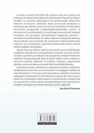 Evaluarea formativă şi evaluarea calitativă în învăţământul primar [1]