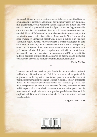 Evreii din judeţele Neamţ, Roman şi Bacău în timpul guvernării Antonescu în perioada 1940-1944 [1]
