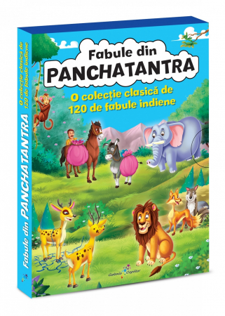 Children's literature - Illustrated stories - Fables from the Panchatantra. A classic collection of 120 Indian fables
