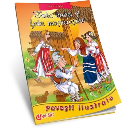 Children's literature - Illustrated stories - The grandmother's face and the old man's face. Illustrated stories - Ion Creanga