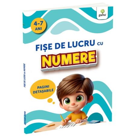 Cărți pentru copii - Fise de lucru cu numere. 4-7 ani