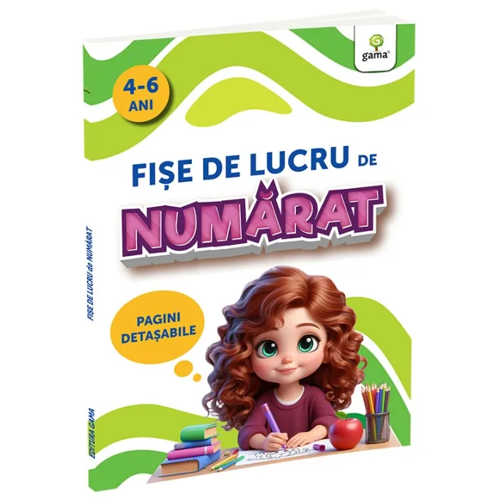 Cărți pentru copii - Fise de lucru de numarat. 4-6 ani