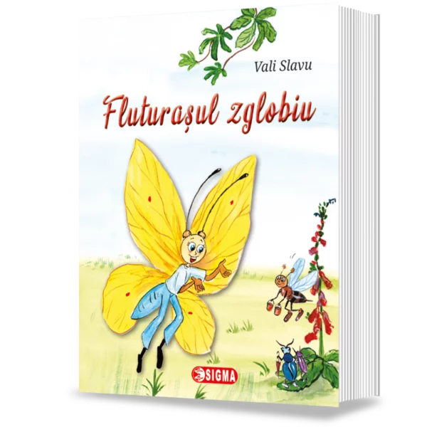Literatură pentru copii - Povești ilustrate - Fluturasul zglobiu - Vali Slavu