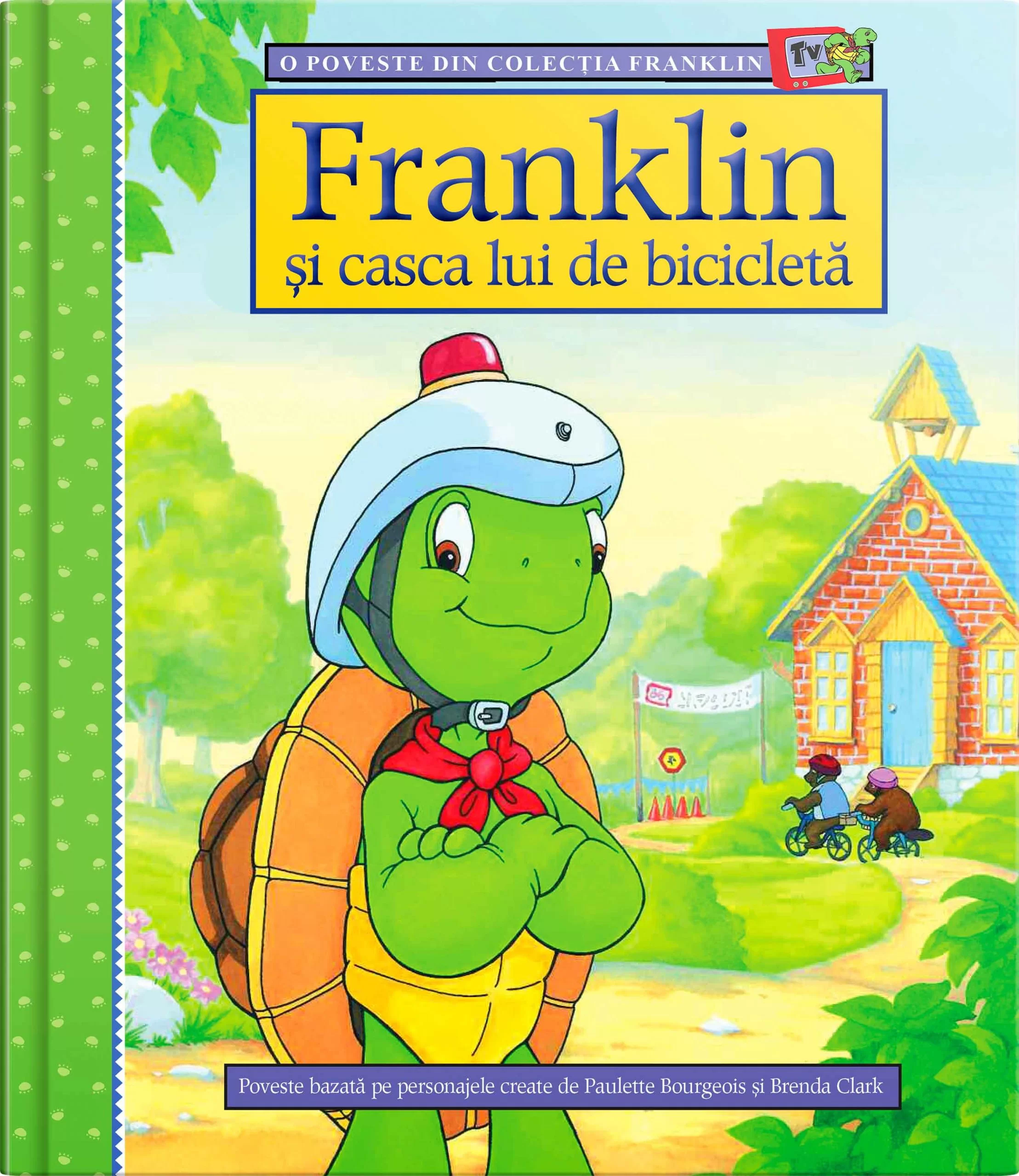Children's literature - Illustrated stories - Franklin and his bicycle helmet - Paulette Bourgeois, Brenda Clark