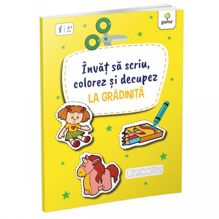 Auxiliare didactice - La gradinita.Invat sa scriu, colorez si decupez