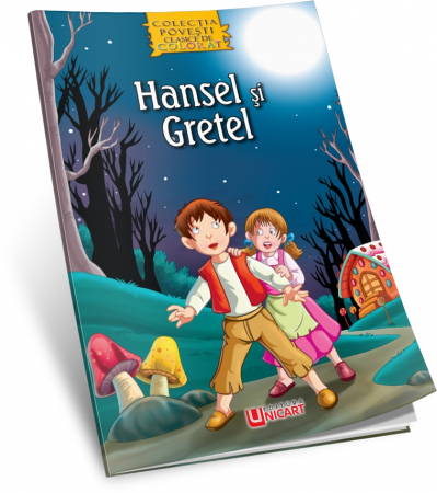 Children's literature - Illustrated stories - Hansel and Gretel. Classic coloring stories - Brothers Grimm
