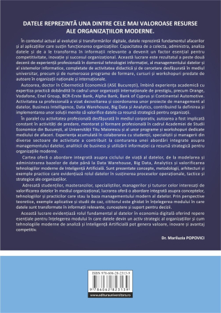 Inteligența datelor și tehnologii digitale pentru business. Baze de date. Big Data. Data Analytics. Inteligență Artificială [1]