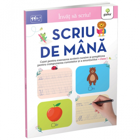 Cărți pentru copii - Invat sa scriu! Scriu de mana 6-7 ani