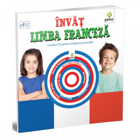 Auxiliare didactice - Invat limba franceza. Carte educativa cu CD