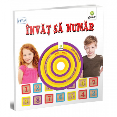 Auxiliare didactice - Invat sa numar. Carte educativa cu CD