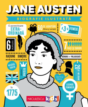 Cărți pentru copii - Jane Austen. Biografie ilustrata