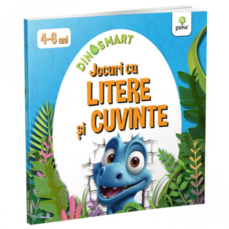 Cărți pentru copii - Jocuri cu litere si cuvinte. DinoSmart 4-6 ani