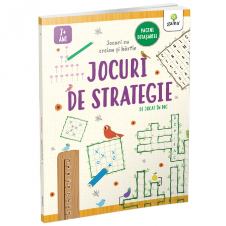 Cărți pentru copii - Jocuri de strategie de jucat in doi 7 ani+