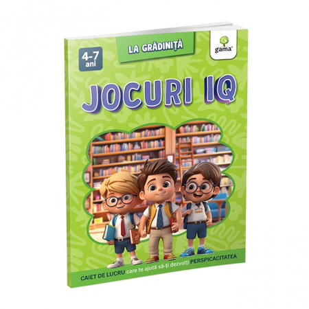 Cărți pentru copii - Jocuri IQ. La gradinita 4-7 ani