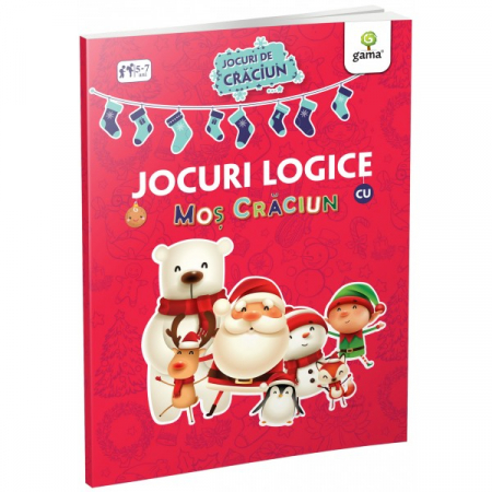 Books for children - Puzzle games with Santa Claus. Christmas games 5-7 years