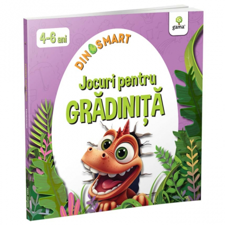 Cărți pentru copii - Jocuri pentru gradinita. DinoSmart 4-6 ani