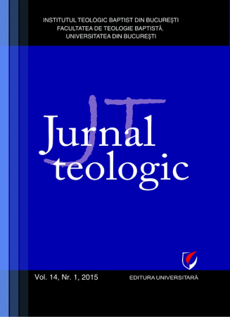Publicații științifice - Jurnal Teologic, Vol. 14, Nr. 1, 2015