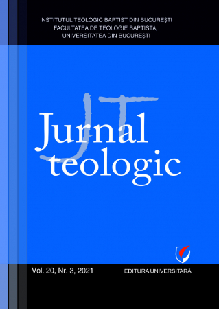 Publicații științifice - Jurnal Teologic, Vol. 20, Nr. 3, 2021