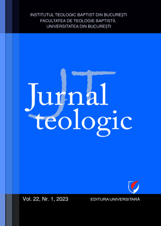 Scientific journals - Theological Journal, Vol. 22, no. 1, 2023