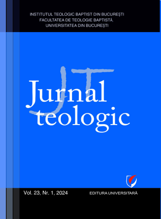 Scientific journals - Theological Journal, Vol. 23, no. 1, 2024