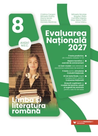 Preuniversitaria - Limba si literatura romana. Evaluarea Nationala 2027. Clasa a VIII-a - Cristina Cergan, Mihaela Dobos
