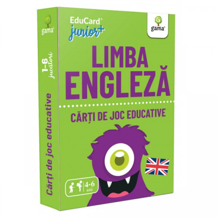 Cărți pentru copii - Limba engleza. EduCard junior + Carti de joc educative 4-6 ani