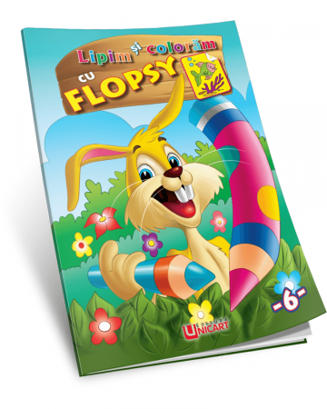 Books for children - Glue and color with Flopsy - Hello Friend