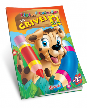 Children's literature - Illustrated stories - Glue and color with Grivei - Hello Friend