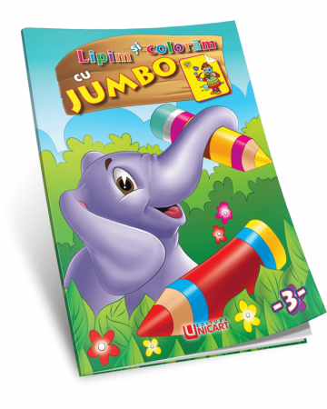 Children's literature - Illustrated stories - Glue and color with Jumbo - Hello Friend