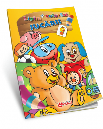 Books for children - We glue and color. Toys